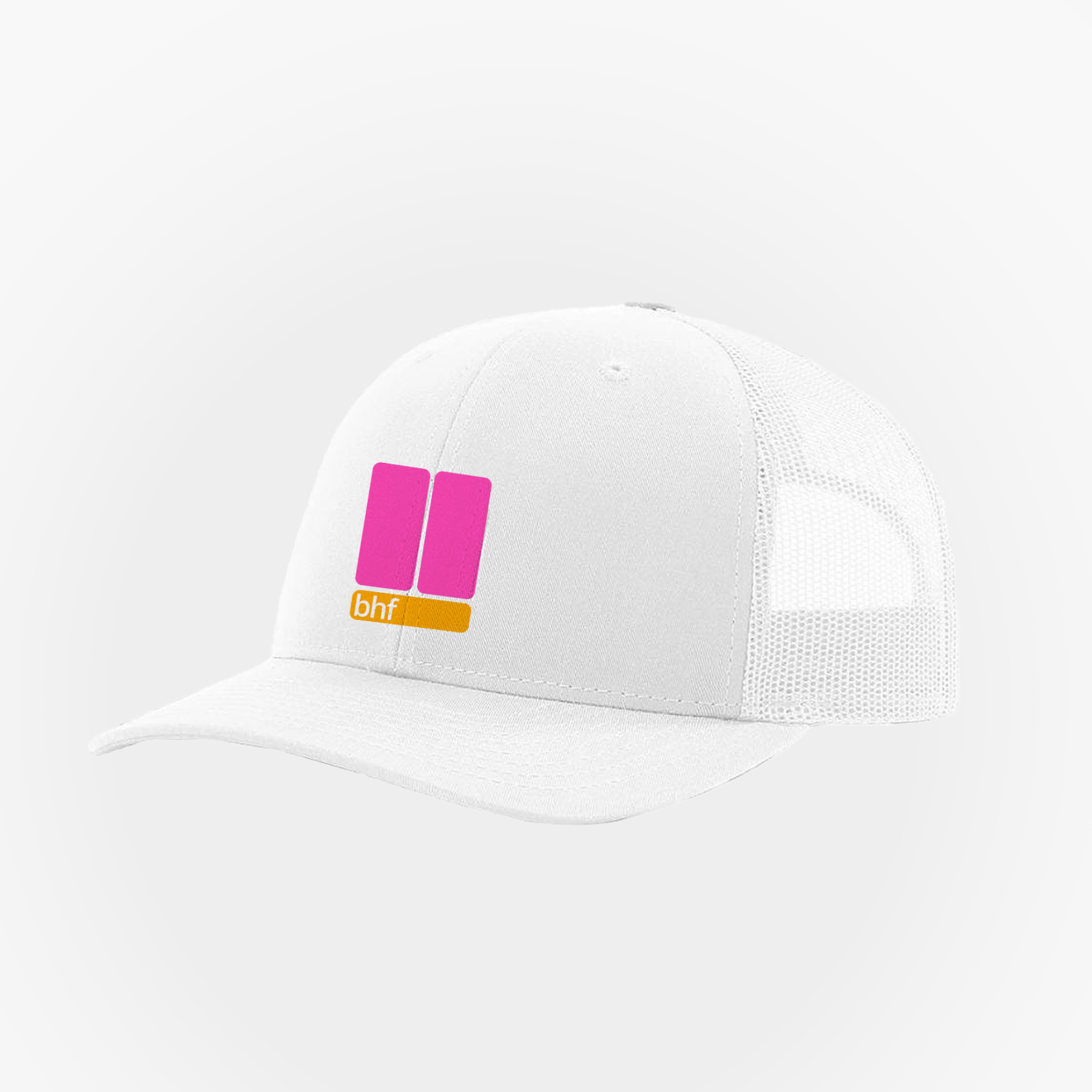 Woman + Woman + ART White Ballcap