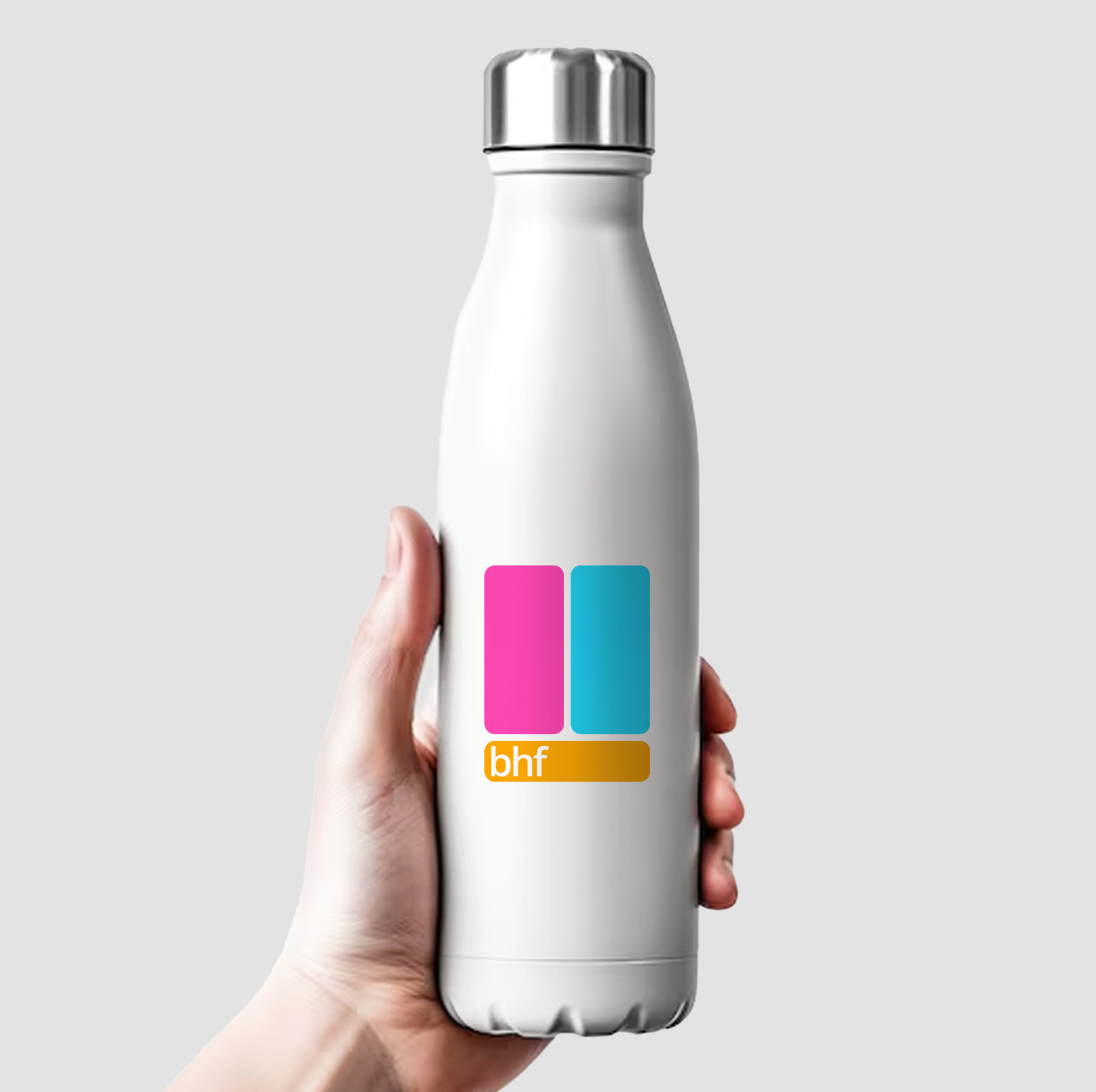 Woman + Man + ART Water Bottle